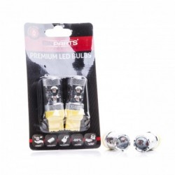 W21W LED Ĺžiarovky 50W (10 x CREE) oranĹžovĂĄ 12/24V