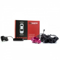 EPP8100 Parking Assist System with Display and Buzzer (8 deep red sensors)
