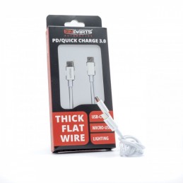 PD RĂ˝chlonabĂ­jacĂ­ KĂĄbel (max. 60W) USB-C
