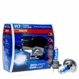 H7 HalogenovĂŠ ĹžĂĄrovky "White Effect Xenon Look"