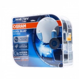 H16 Halogénové žiarovky 19W (OSRAM Cool Blue Intense) 3700K