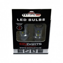 W21W LED Ĺžiarovky 50W (10 x CREE XT-E) 6000K