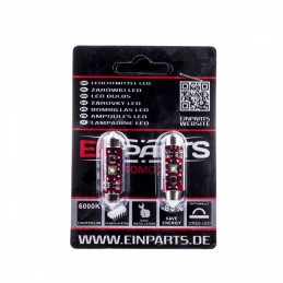 C10W LED Ĺžiarovky 3W (1 x CREE XP-E) 42mm 6000K CANBUS