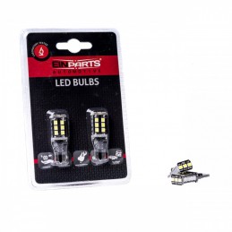 W16W LED Ĺžiarovky (15 x SMD 2835) 6000K CANBUS (B)
