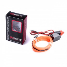 LED svetlovodnĂ˝ pĂĄsik 3m (oranĹžovĂ˝)