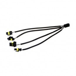 Car cable splitter for 4 work lights