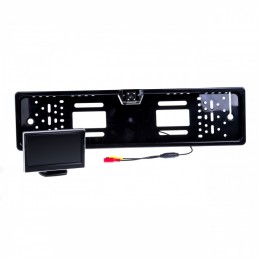 Rear License Plate Frame Backup Camera with monitor 5 inches
