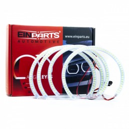 Angel Eyes SMD LED KrĂşĹžky (diodovĂŠ) BMW 3 E46 coupe bez ĹĄoĹĄovky (1998-2003)