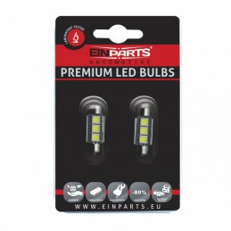 C5W LED ĹžĂĄrovky 1,5W (3 x SMD 5050) 36mm 6000K CANBUS