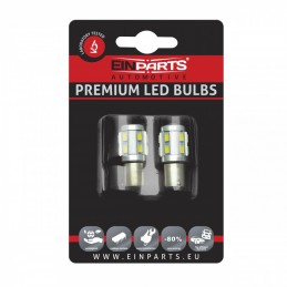 P21W LED ĹžĂĄrovky (10 x SMD 5630 + 1 x CREE) 6000K CANBUS