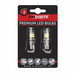 W16W LED ĹžĂĄrovky (15 x SMD 2835) 6000K CANBUS