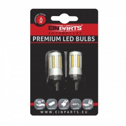W21W LED Ĺžiarovky (66 x SMD 2016) oranĹžovĂĄ CANBUS (B)