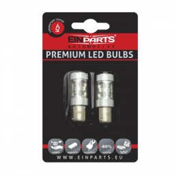 P21W LED Ĺžiarovky 50W (10 x CREE XT-E) oranĹžovĂĄ