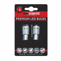 P21W LED bulbs (6 x SMD 1860) 6000K CANBUS