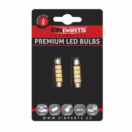 C10W LED ĹžĂĄrovky (16 x SMD 4014) 39mm 6000K CANBUS