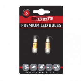 C5W LED ĹžĂĄrovky (12 x SMD 4014) 32mm 6000K CANBUS