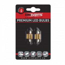 C5W LED ĹžĂĄrovky (18 x SMD 3014) 32mm 6000K CANBUS