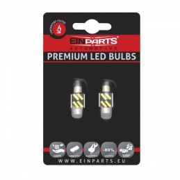C5W LED ĹžĂĄrovky (4 x SMD 7020) 32mm 6000K CANBUS