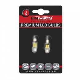 C5W LED ĹžĂĄrovky (6 x SMD 2016) 32mm 6000K CANBUS