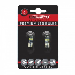 W5W LED ĹžĂĄrovky (15 x SMD 4014) 6000K CANBUS (B)