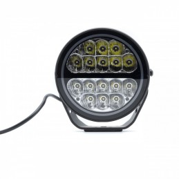 LED High Beam with Position Lights 80W (16 x 5W OSRAM LED) 30/60° (approval R112+R7)