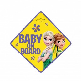 Cedulka "Baby On Board" (Frozen)