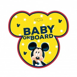 "Baby On Board" Sign (Mickey)