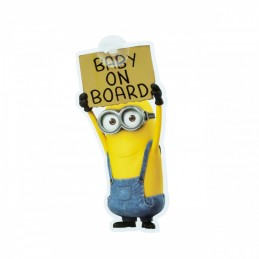 Cedulka "Baby On Board" (Minions)