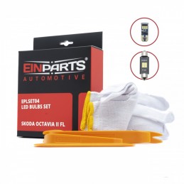 Interior LED bulbs set Ĺ KODA Octavia II FL (2008-2013)