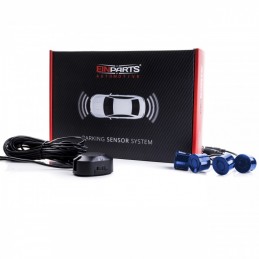 BUZZER ParkovacĂ­ Asistent s Reproduktorom (4 modrĂŠ senzory)