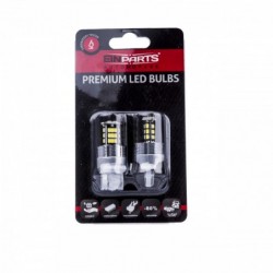 W21/5W LED ĹžĂĄrovky (30 x SMD 3020) 6000K CANBUS