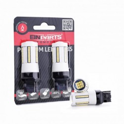 W21W LED Ĺžiarovky (66 x SMD 2016) oranĹžovĂĄ CANBUS