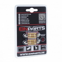 C10W LED ĹžĂĄrovky (30 x SMD 3014) 42mm 6000K CANBUS