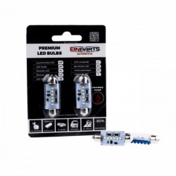 C10W LED ĹžĂĄrovky (6 x SMD 2016) 42mm 6000K CANBUS (B)