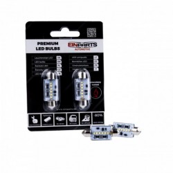 C10W LED Ĺžiarovky (6 x SMD 2016) 39mm 6000K CANBUS (B)