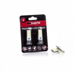 W5W LED ĹžĂĄrovky (12 x SMD 7020) 6000K CANBUS
