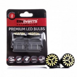W21/5W LED ĹžĂĄrovky (18 x SMD 4014) 6000K
