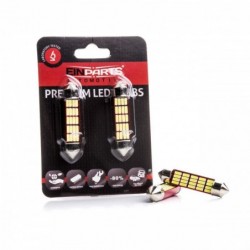 C10W LED ĹžĂĄrovky (20 x SMD 4014) 42mm 6000K CANBUS
