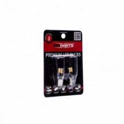 H21W LED Ĺžiarovky (8 x SMD 3030) oranĹžovĂĄ CANBUS