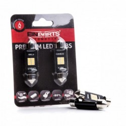C10W LED Ĺžiarovky (6 x SMD 2016) 42mm 6000K CANBUS
