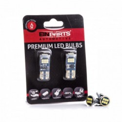 W5W LED Ĺžiarovky (18 x SMD 2016) 6000K CANBUS