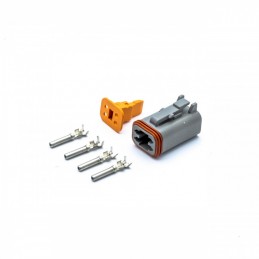 LED High Beam connector 4 PIN (female)
