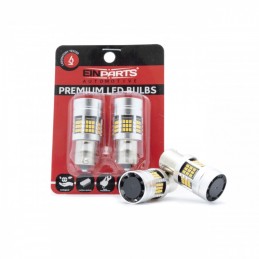 PY21W LED ĹžĂĄrovky (54 x SMD 2016) jantar CANBUS