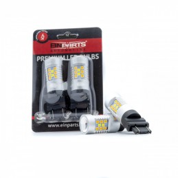 P27/7W LED Ĺžiarovky (24 x SMD 3030) 6000K/oranĹžovĂĄ CANBUS