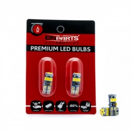W5W LED ĹžĂĄrovky (15 x SMD 4014) 5000K CANBUS