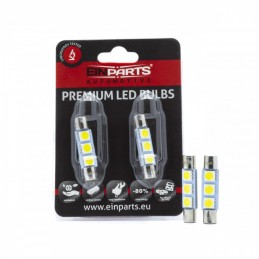 C3W LED Ĺžiarovky (3 x SMD 4014) 31mm 5000K CANBUS